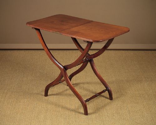 Mahogany Folding Supper Table C.1830.