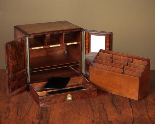Walnut Stationery Box C.1880.