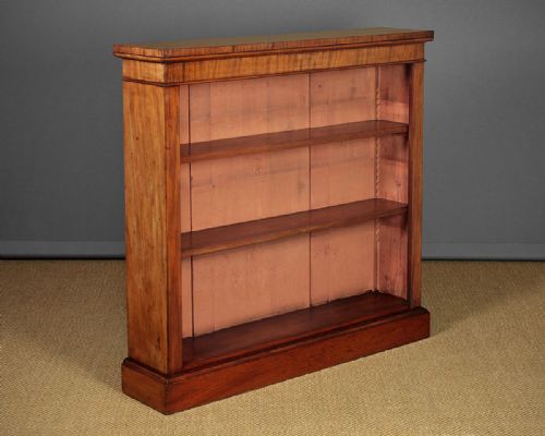 Mahogany Open Bookcase C.1880.