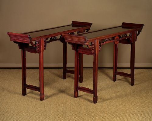 Pair of Chinese Altar Tables C.1900.