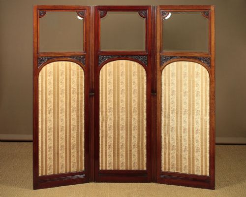 Three Panel Folding Screen C.1905.