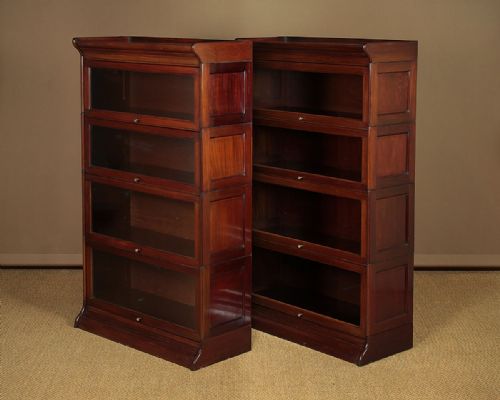 Pair of Stacking Office Bookcases C.1920.