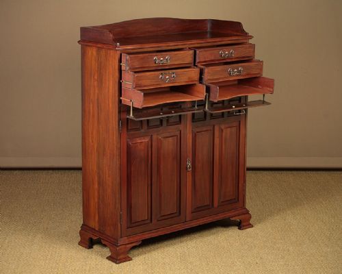 Arts & Crafts Walnut Filing Cabinet C.1903.