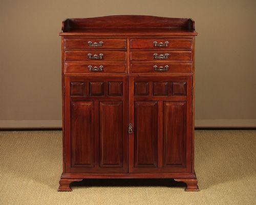 fig 1. Arts & Crafts Walnut Filing Cabinet c.1903.