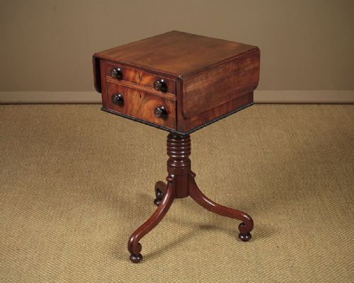 Regency Side Table with Drawers C.1820.