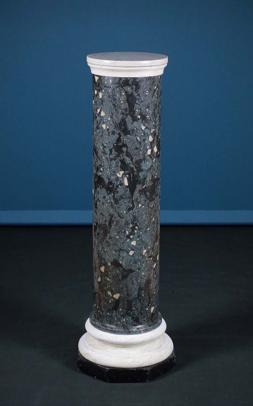 Marble Top Scagliola Column Pedestal C.1890.