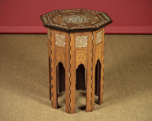 Islamic Work Box Side Table C.1910.