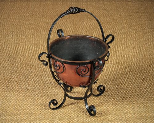 19th.c. Arts & Crafts Fireside Coal Bucket C.1890.