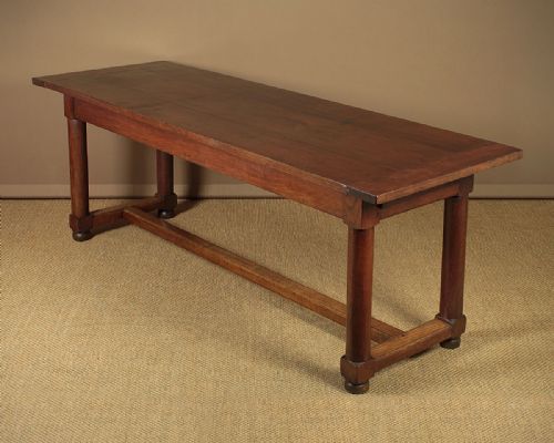 Mid 19th.c. Oak Refectory Style Kitchen Table C.1850.