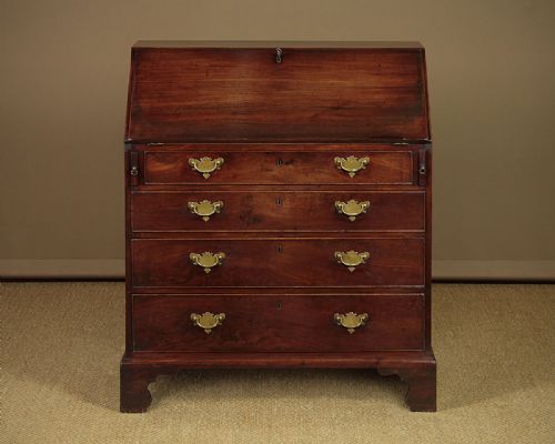 George III Mahogany Writing Bureau C.1790.