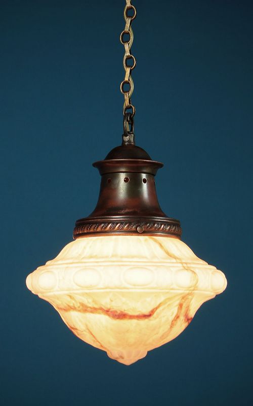 Edwardian Hanging Porch Light C.1910.