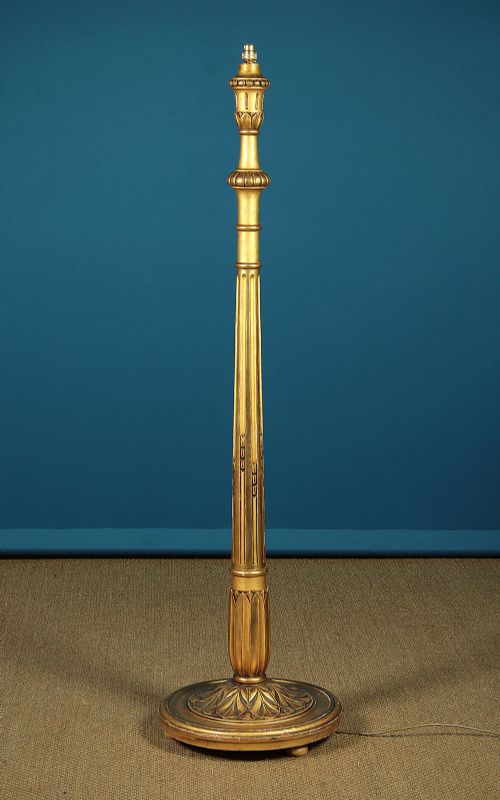Early 20th.c. Giltwood Standard Lamp C.1930.