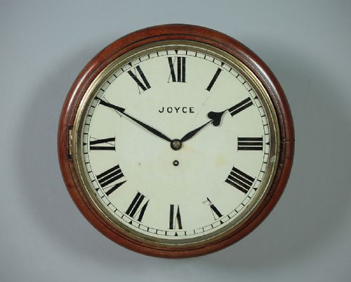 Mahogany Fusee Wall Clock C.1850.