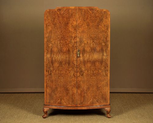 Art Deco Era Gents Compactum Wardrobe C.1930.