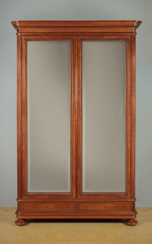 Exceptional Quality Tall French Wardrobe C.1905.