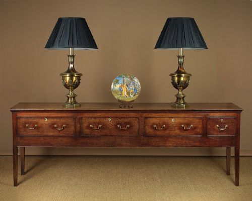 fig 1. 19th.c. Welsh Open Dresser Base c.1825.