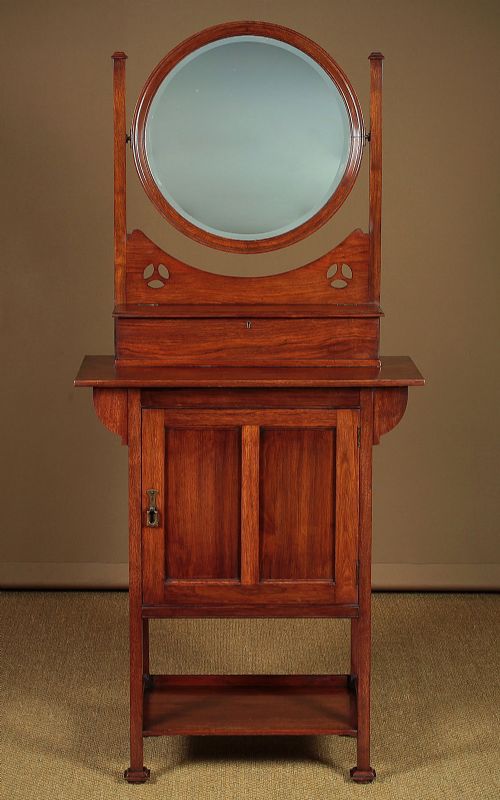 Walnut Arts & Crafts Dressing Table by Shapland & Petter C.1905.