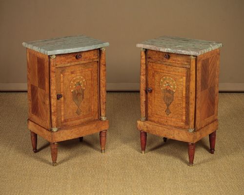 Pair of Art Deco Bedside Cabinets C.1925.
