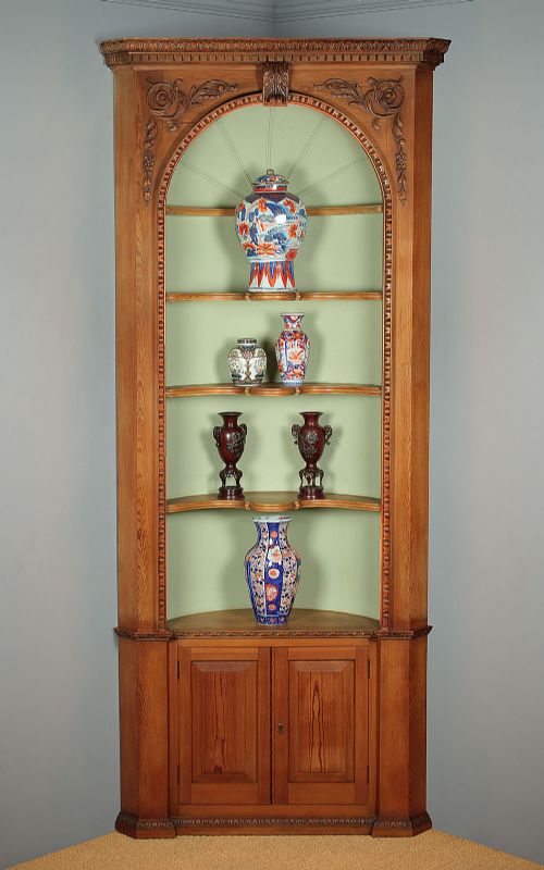 Tall Pine Georgian Style Corner Niche C.1930.