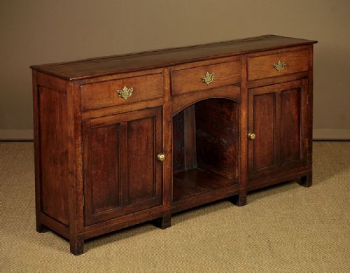Early 19th.c. Oak South Wales Dresser Base C.1800.