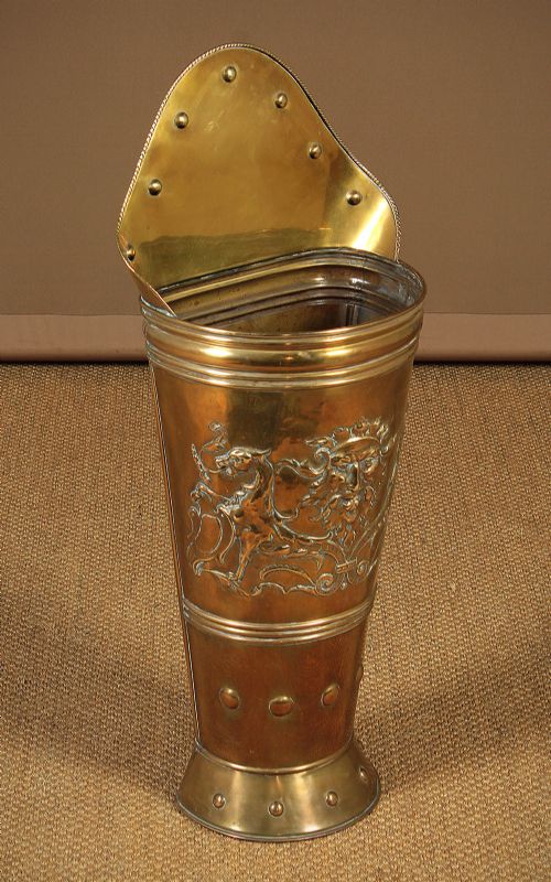 Late 19th.c. Brass Stick & Umbrella Stand C.1890.
