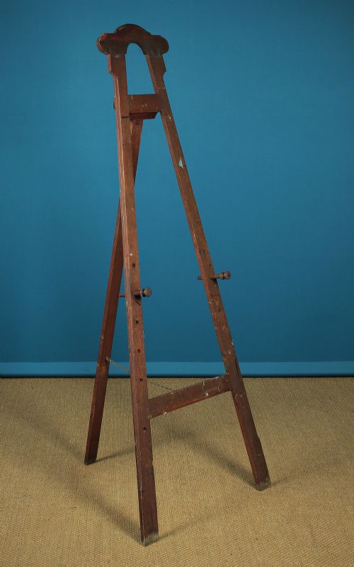 Large Edwardian Era Oak Artist’s Easel C.1910.