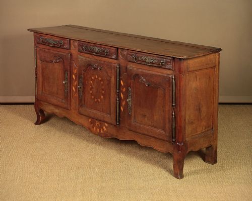 18th.c. French Oak Cupboard Dresser Base C.1780.