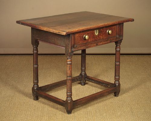 18th.c. Oak Side Table C.1760.