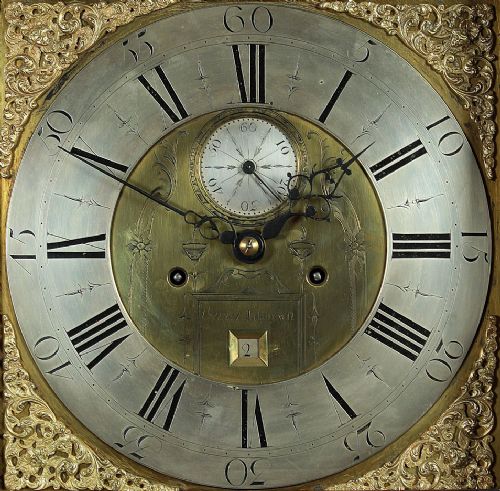 fig 3. 18th.c. Welsh Brass Face Longcase Clock by Owen of Llanrwst c.1770.