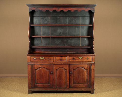 fig 1. Unrestored 18th.c. Conwy Valley Welsh Dresser c.1760.