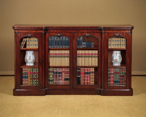 Four Door Mahogany Bookcase C.1870.