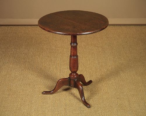 Georgian Oak Tripod Wine Table C.1790.