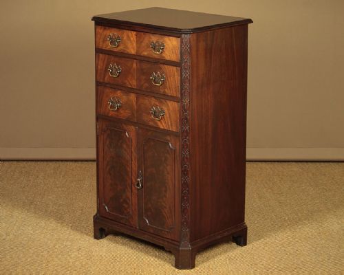 Small Chippendale Style Mahogany Cabinet by Waring & Gillow C.1920