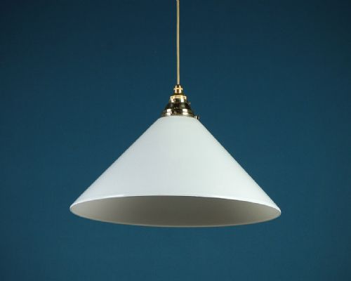 Hanging Glass Pendant Light C.1920.