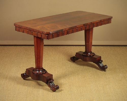 19th.c. Rosewood Writing or Sofa Table C.1840.
