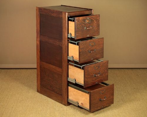 Oak Filing Cabinet C.1930.