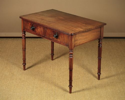 Late Georgian Mahogany Side Table C.1820.

