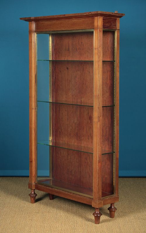 Mahogany & Brass Vitrine Shop Display C.1930.