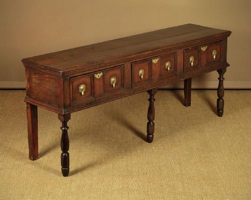 18th.c. Oak Dresser Base C.1760.
