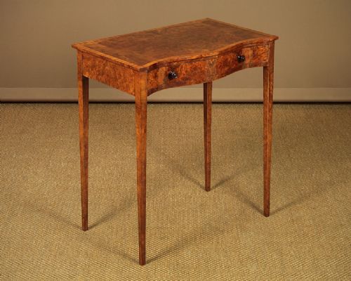 Edwardian Serpentine Front Side Table C.1910.