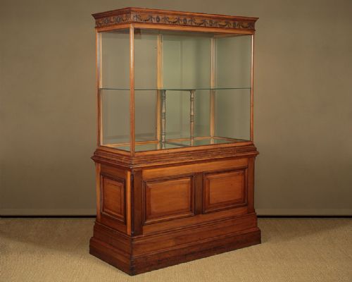 fig 1. Early 20th.c. Museum Display Cabinet c.1920.