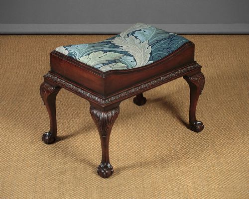 Mahogany Dressing Stool C.1910.