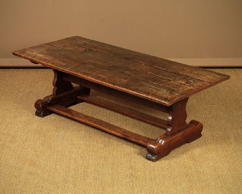 18th.c. Style Oak Coffee Table C.1900.