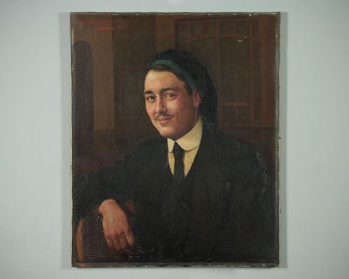 Portrait of a Young Frenchman Dated 1914.