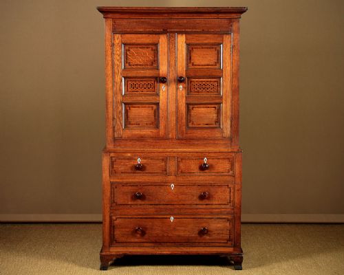 Georgian Welsh Oak Kitchen Cupboard C.1800.