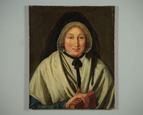 Portrait of a Lady Dated 1804.