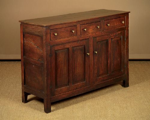 Small Oak Welsh Dresser Base C.1780.