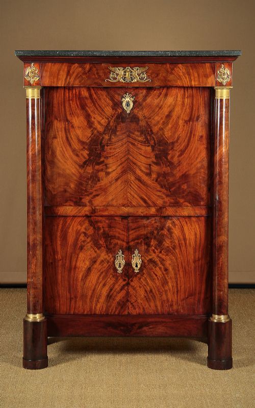 fig 1. Empire Style Secretaire Abattant c.1820.