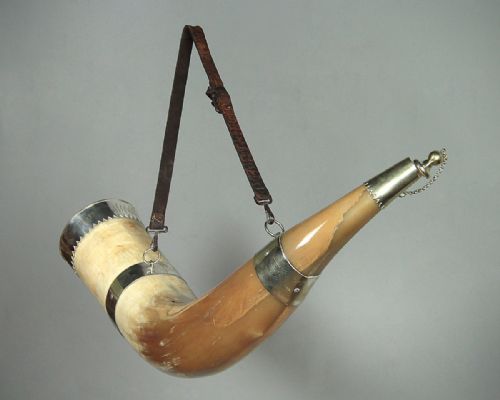 fig 1. Horn Trophy of the Battle of Magdala c.1868.