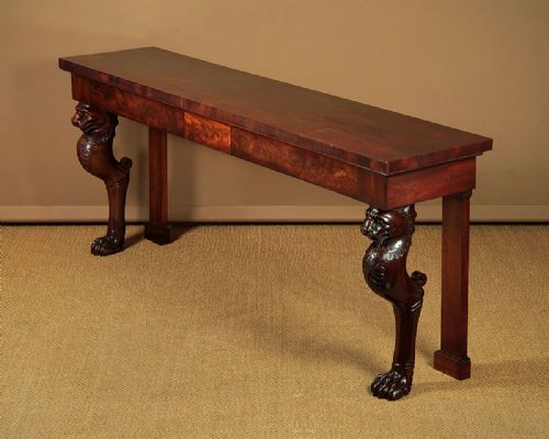 Long Regency Mahogany Serving Sideboard C.1830.